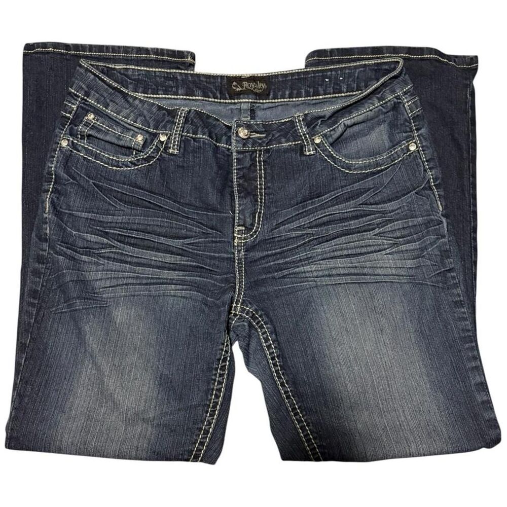 Ymi-jeans Women's Blue and Navy Jeans